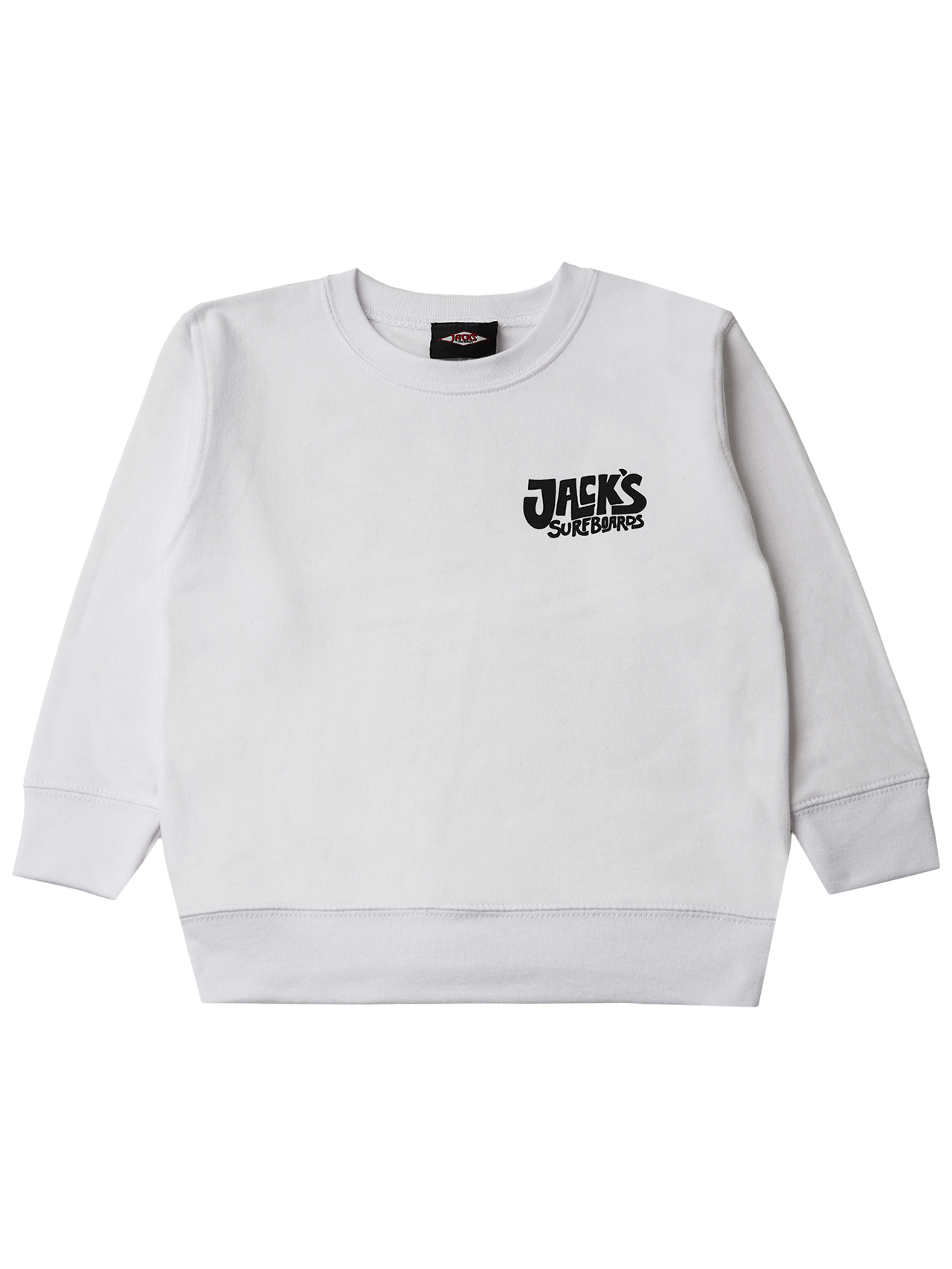 Jack's Surfboard's Toddler's (2-7) Floater Crewneck Sweatshirt - White