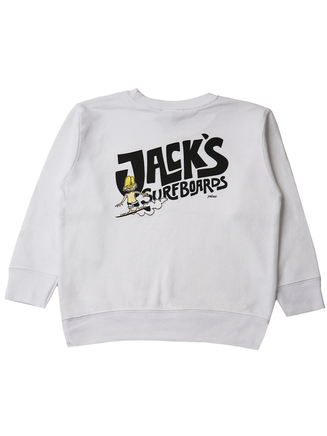 Jack's Surfboard's Toddler's (2-7) Floater Crewneck Sweatshirt - White