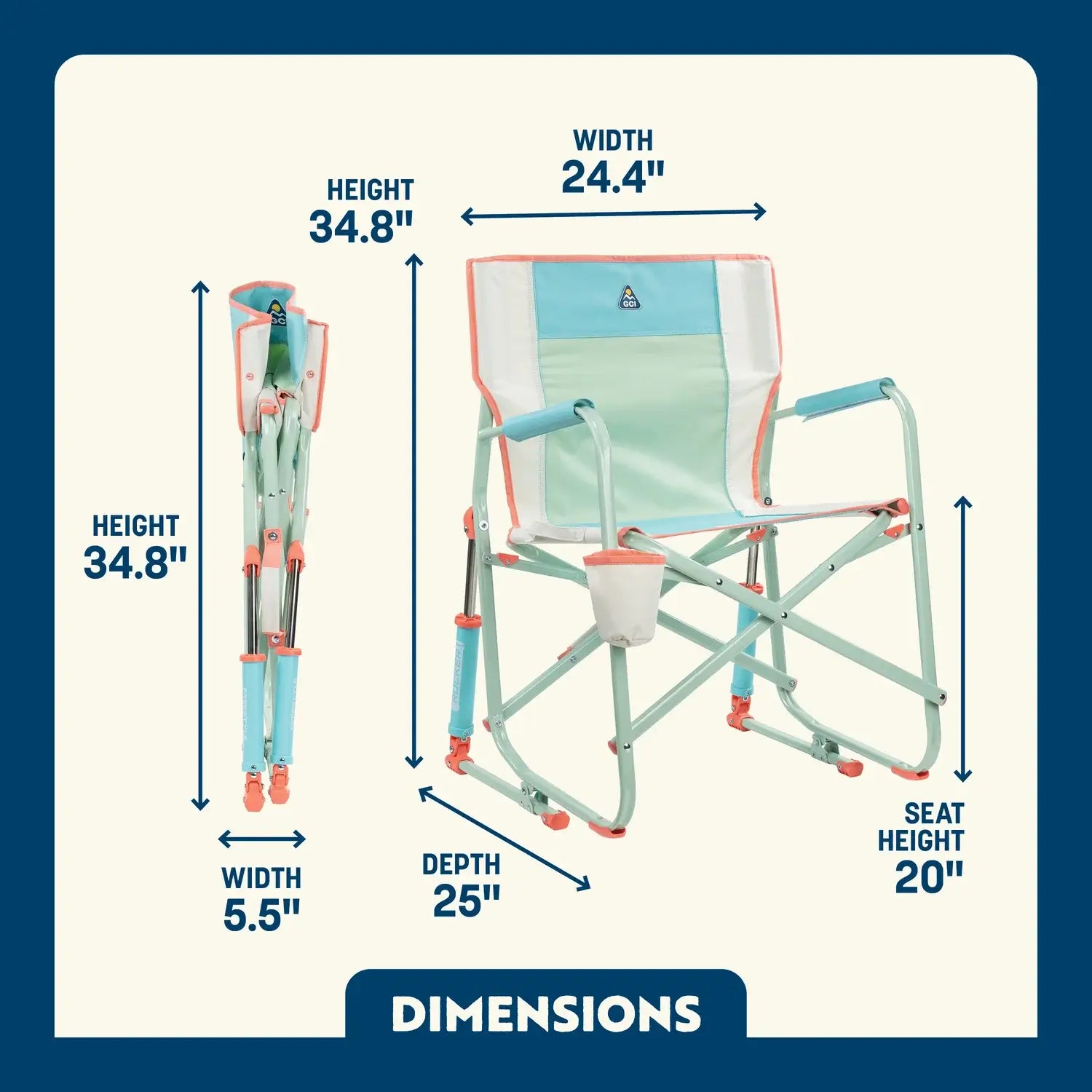 GCI Outdoor Freestyle Rocker™ Chair