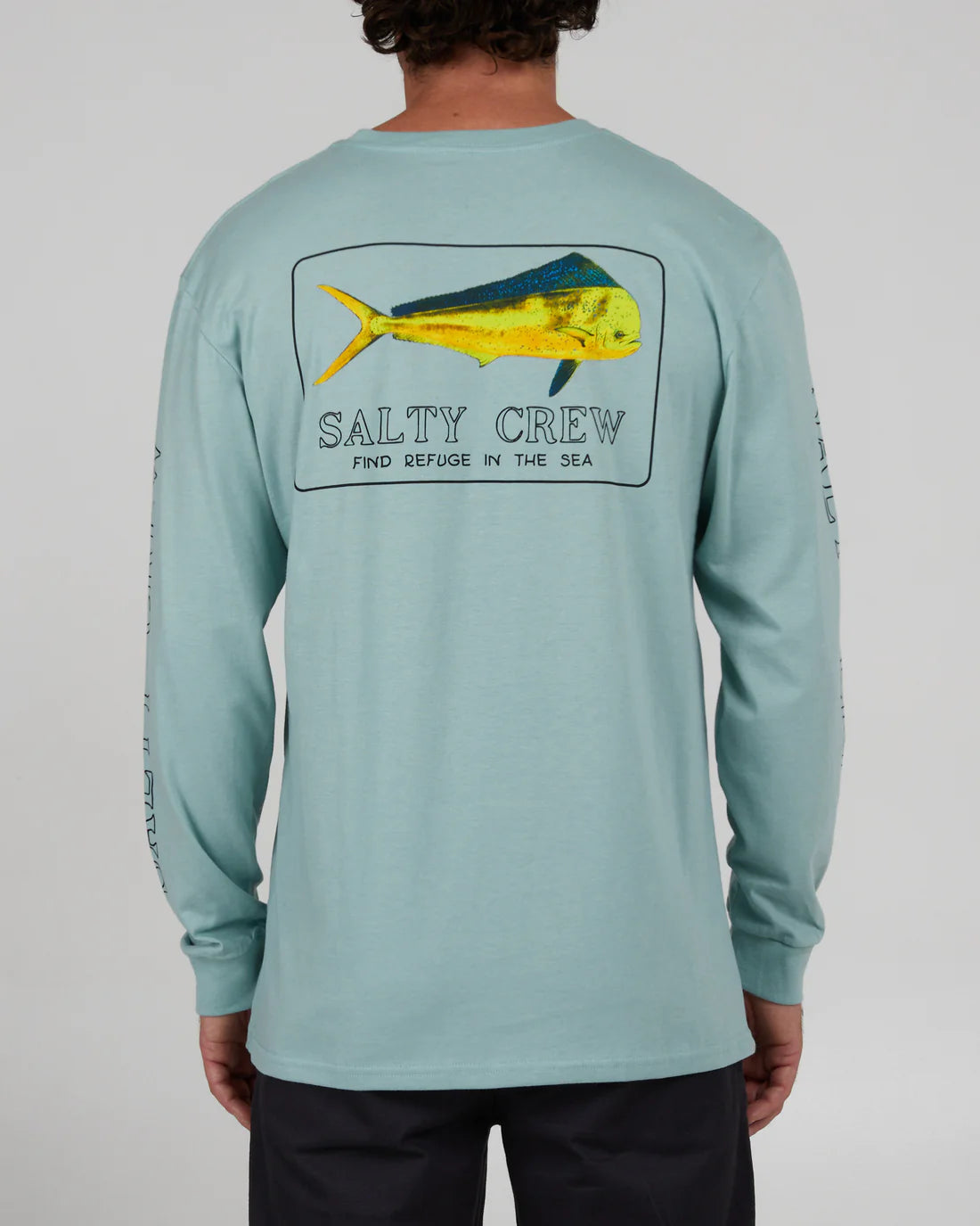 Salty Crew Golden Mahi L/S Shirt- Mackerel