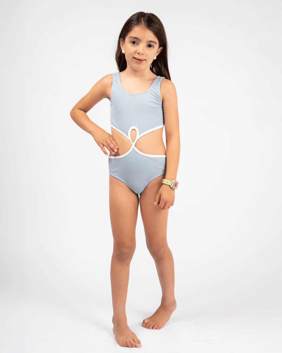 Girl's (8-16) Grace One Piece Swim Set