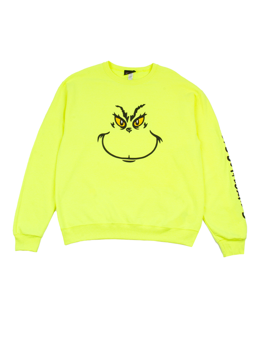 Jack's Grinch Crewneck Sweatshirt - Neon Green