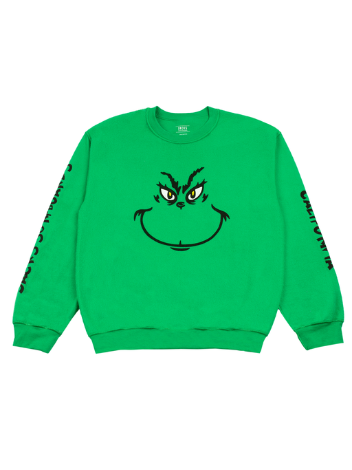 Jack's Grinch Inside Out Crewneck Sweatshirt - Green