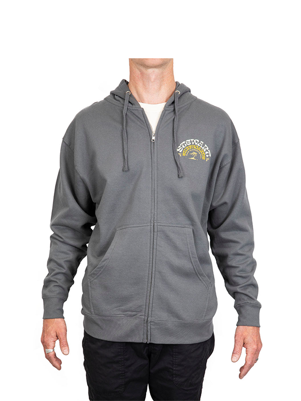 Stewart Groove Stone Front Zip Hoodie