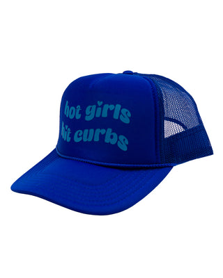 Jack's Surfboards Women's Hit Curbs Trucker Hat- Royal Blue