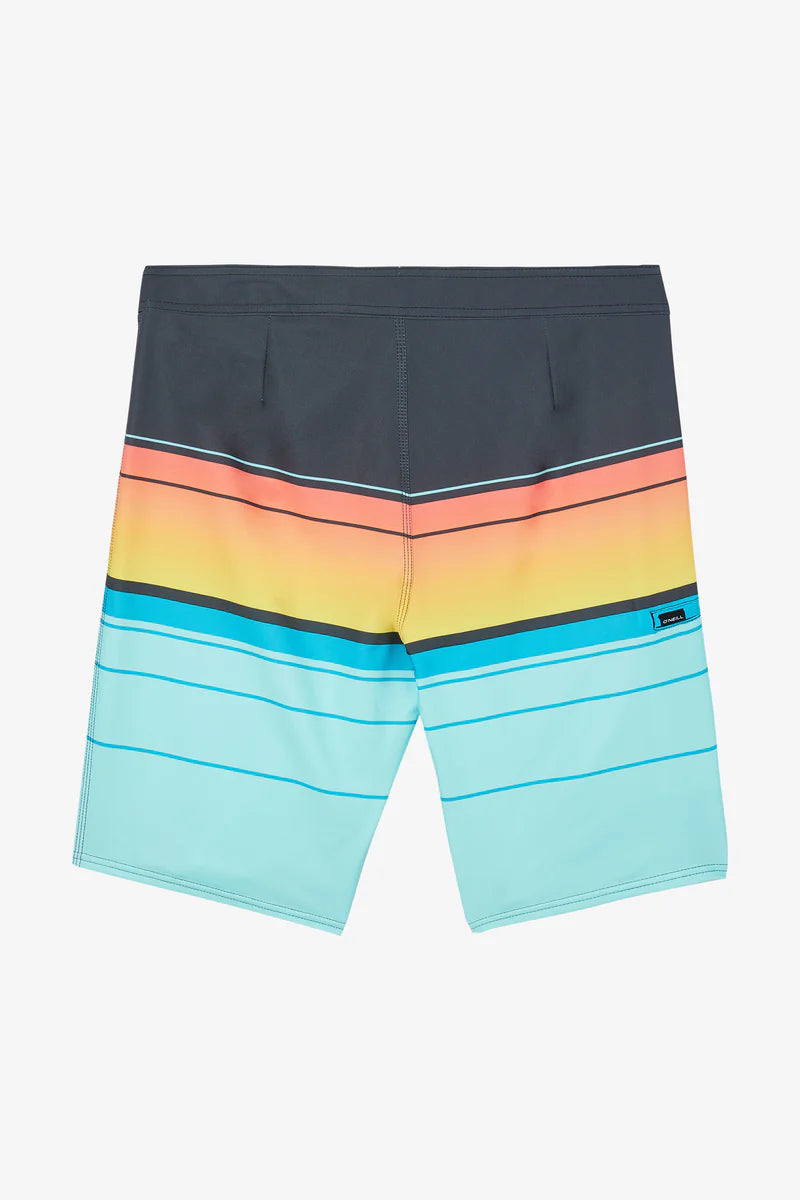 O'Neil Men's Hyperfreak Heat Stripe 21" Boardshorts