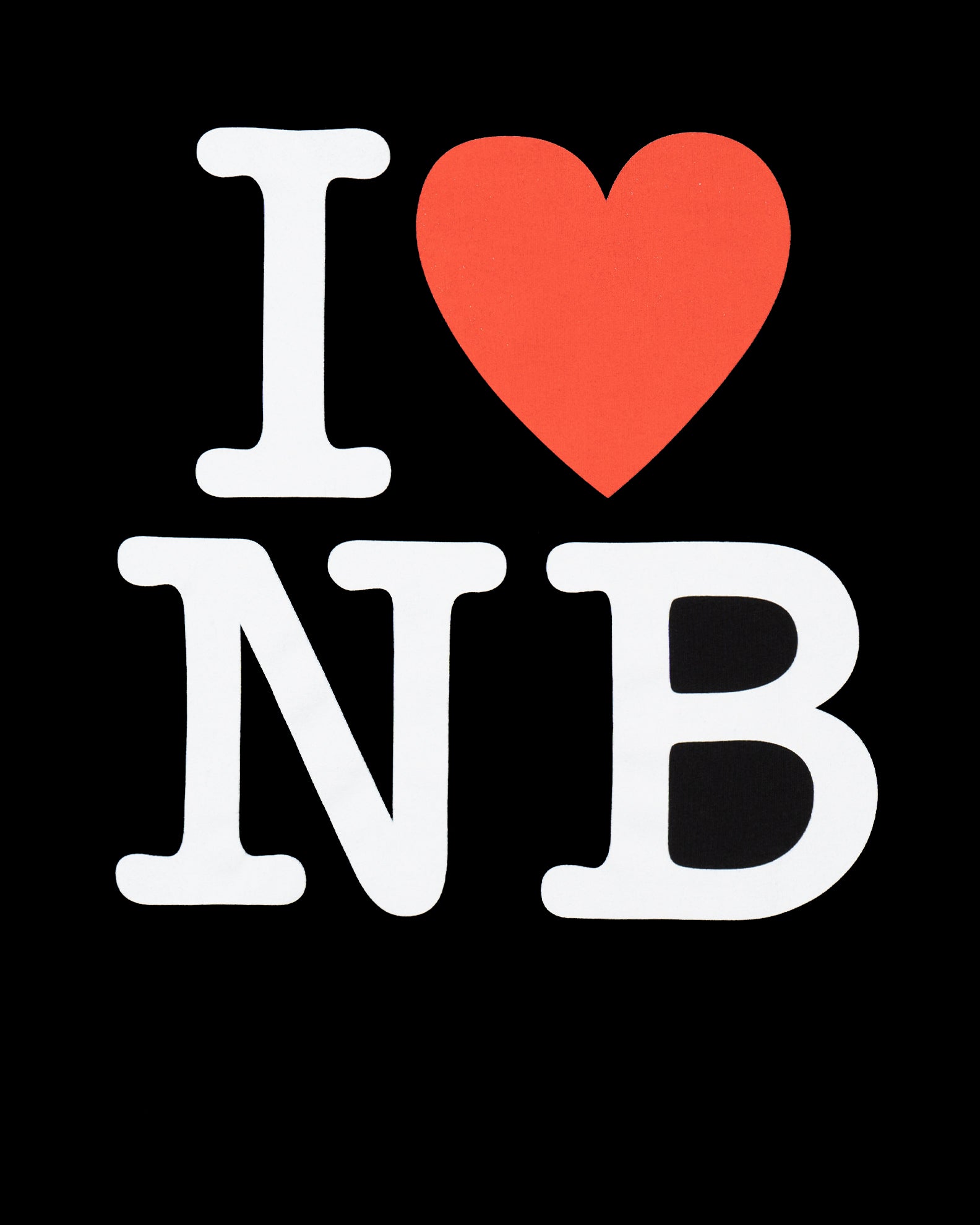 Women's I Heart NB S/S Tee - Black 