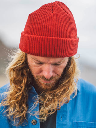 Instinct Surf Men's Peak Beanie - Red