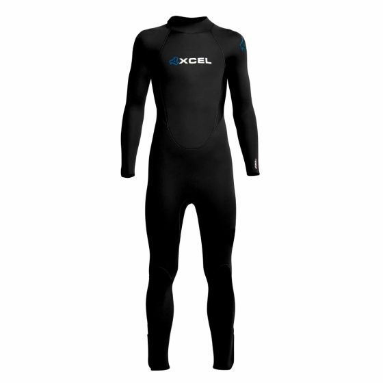 Xcel Youth 3/2mm IconX Back Zip Fullsuit Wetsuit - Black