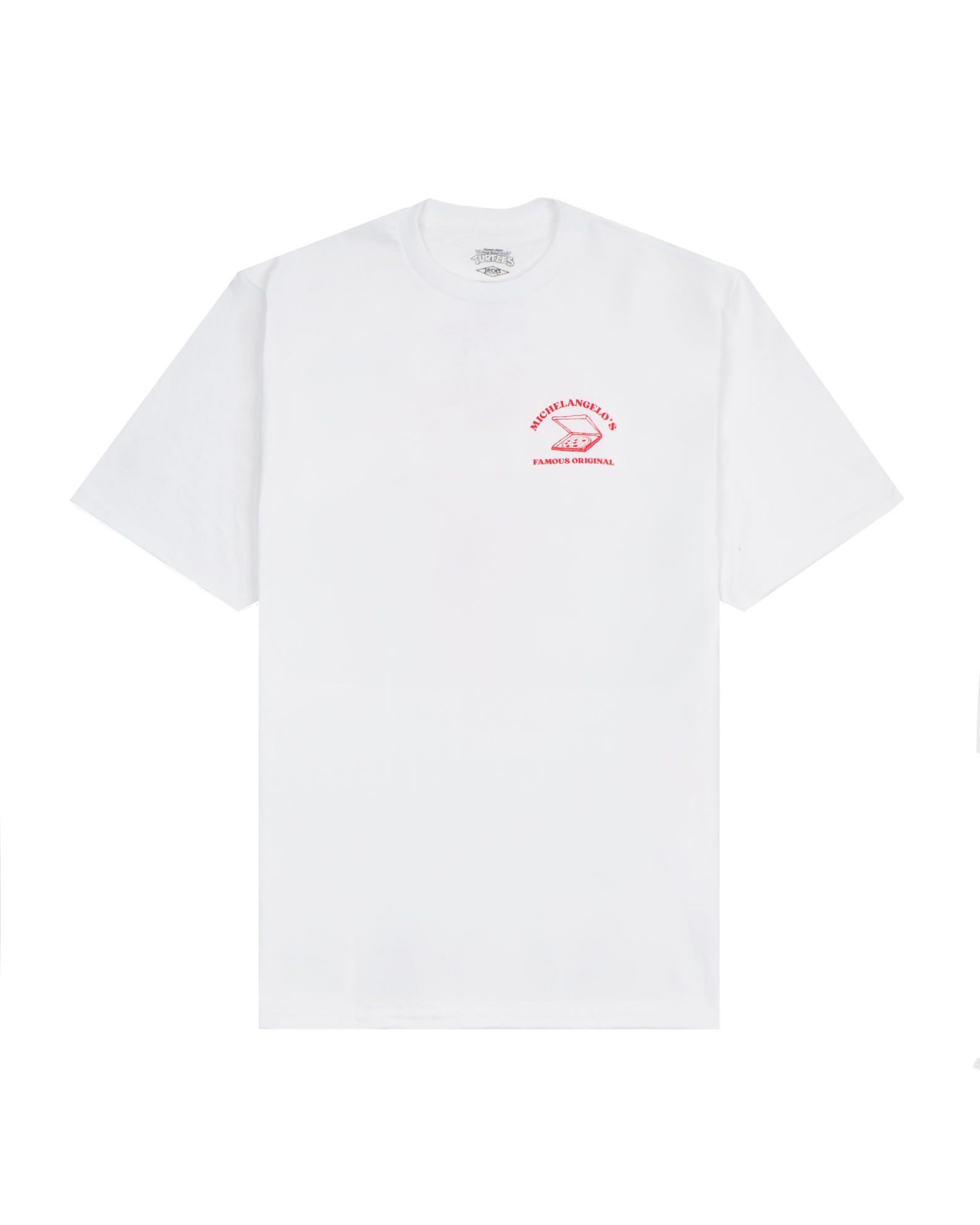 TMNT x Jack's Mike's Pizza S/S Tee - White 