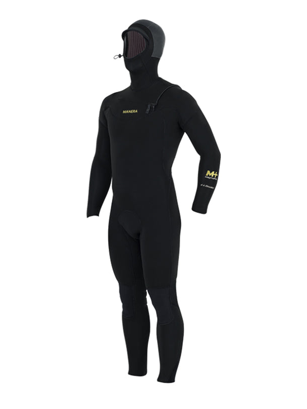 Manera Men's Magma Meteor 6/4mm Chest Zip Hooded Fullsuit Wetsuit