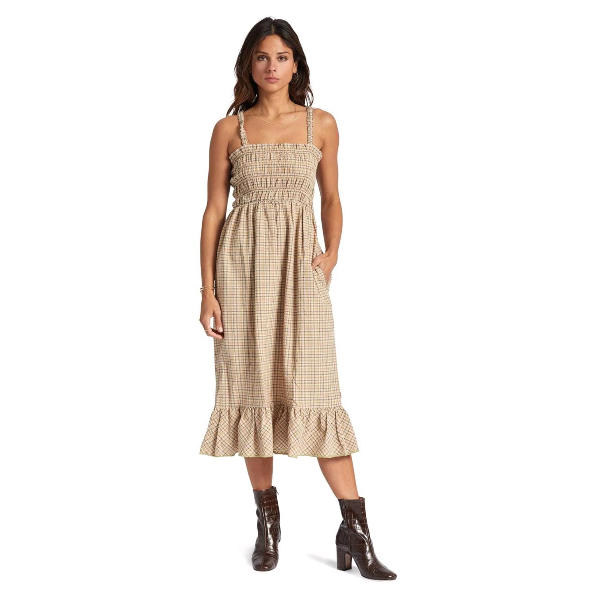 Brixton Women's Malta Seersucker Midi Dress