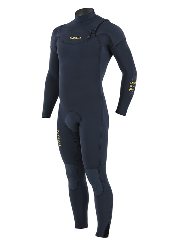 Men's Manera Meteor X10D 5/4/3mm Chest Zip Fullsuit - Black 