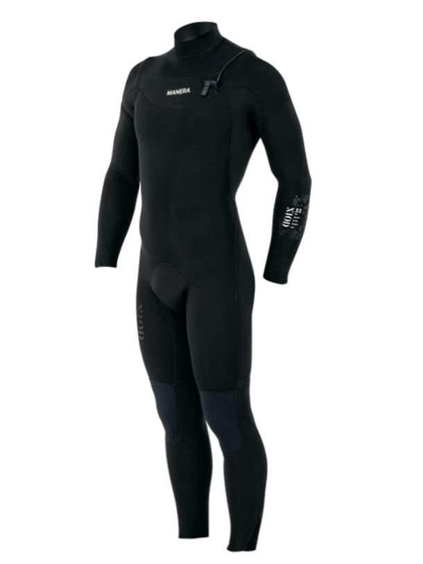 Men's Manera Meteor X10D 3/2mm Front Zip Fullsuit Wetsuit - Black 