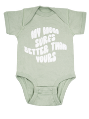 Jack's Infant (NB-12M) Mom Surfs Onesie - Sage