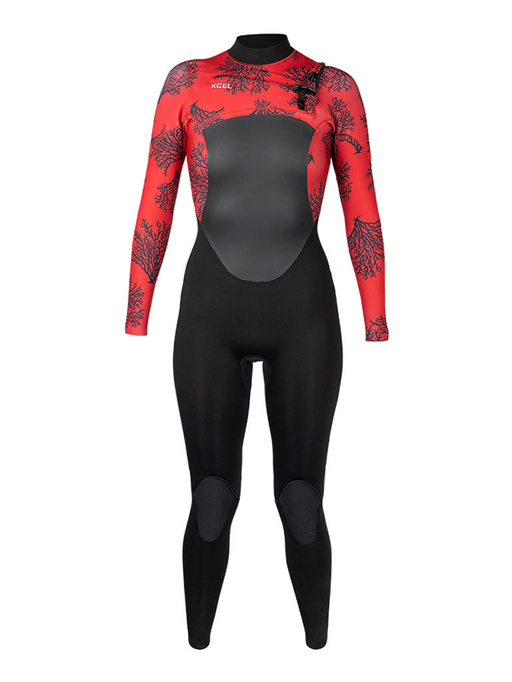 Women's Ocean Ramsey Axis X 4/3mm Front Zip Full Wetsuit
