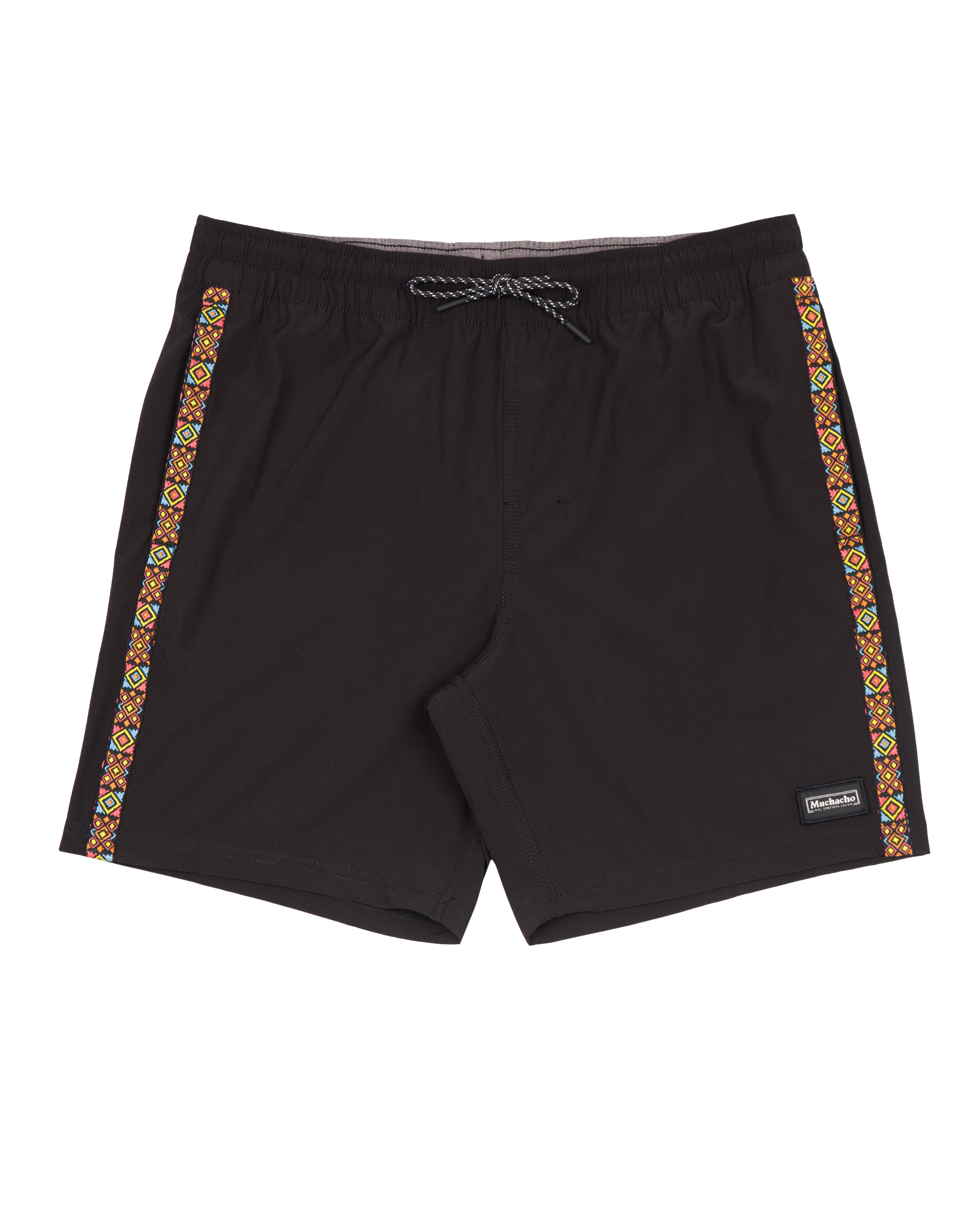 Muchacho Men's 17" Volley Shorts- Black