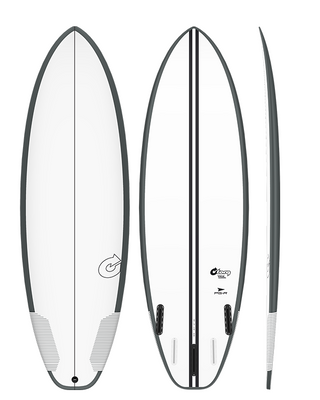 Torq TEC PG-R Surfboard-Graphite Rail