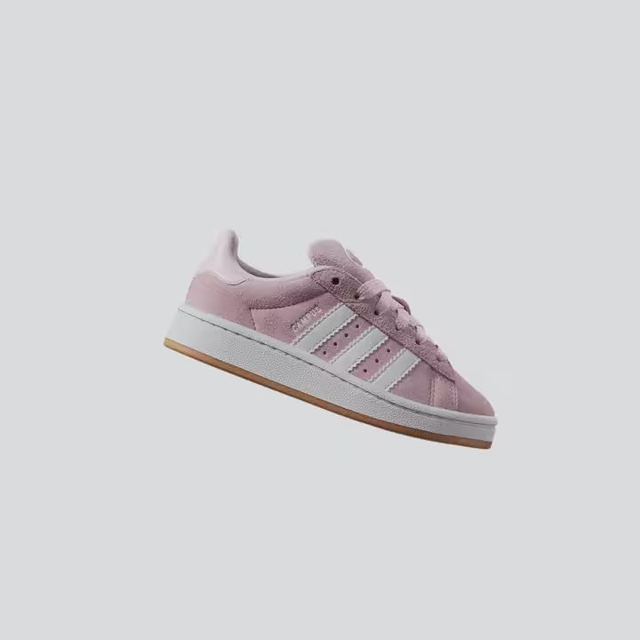 Adidas Kids Campus 00s Shoes - Clear Pink / Cloud White / Gum