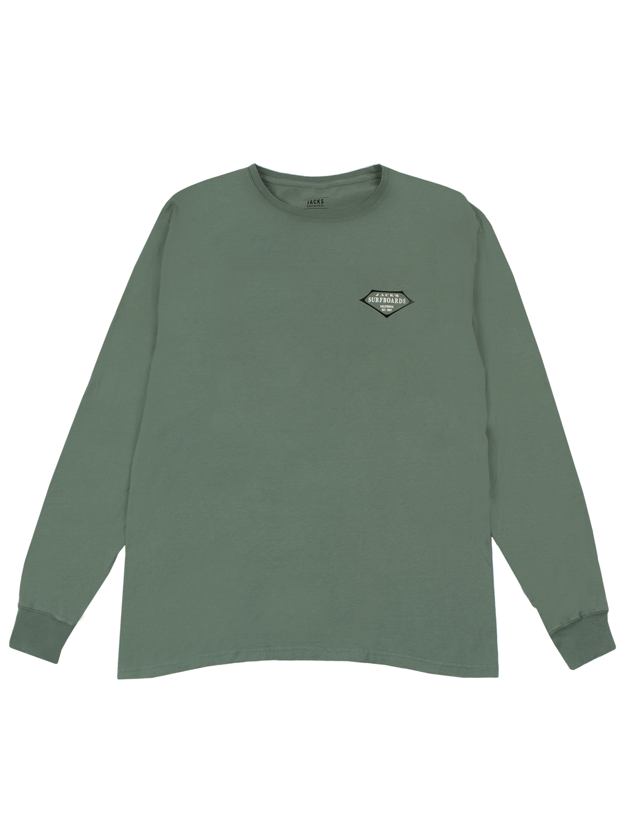 Jack's Men's Retro Lam Vintage Wash L/S- Cypress Green 