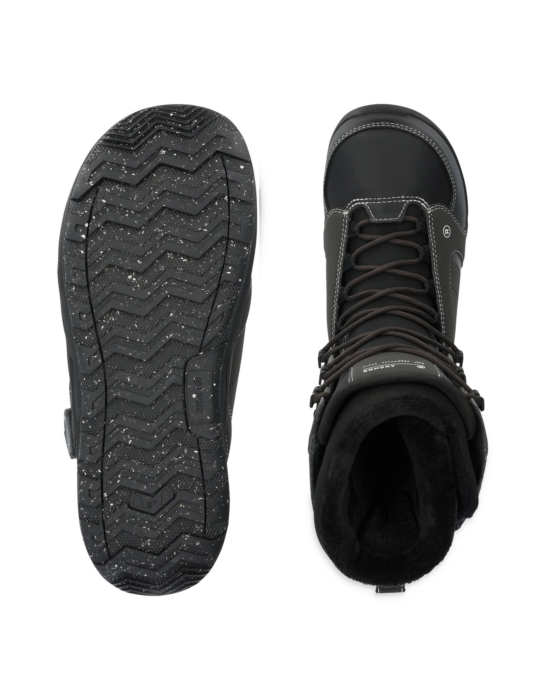 ride anchor snowboard boots Ride Men's Anchor Snowboard Boots 2025 Black / 10.5