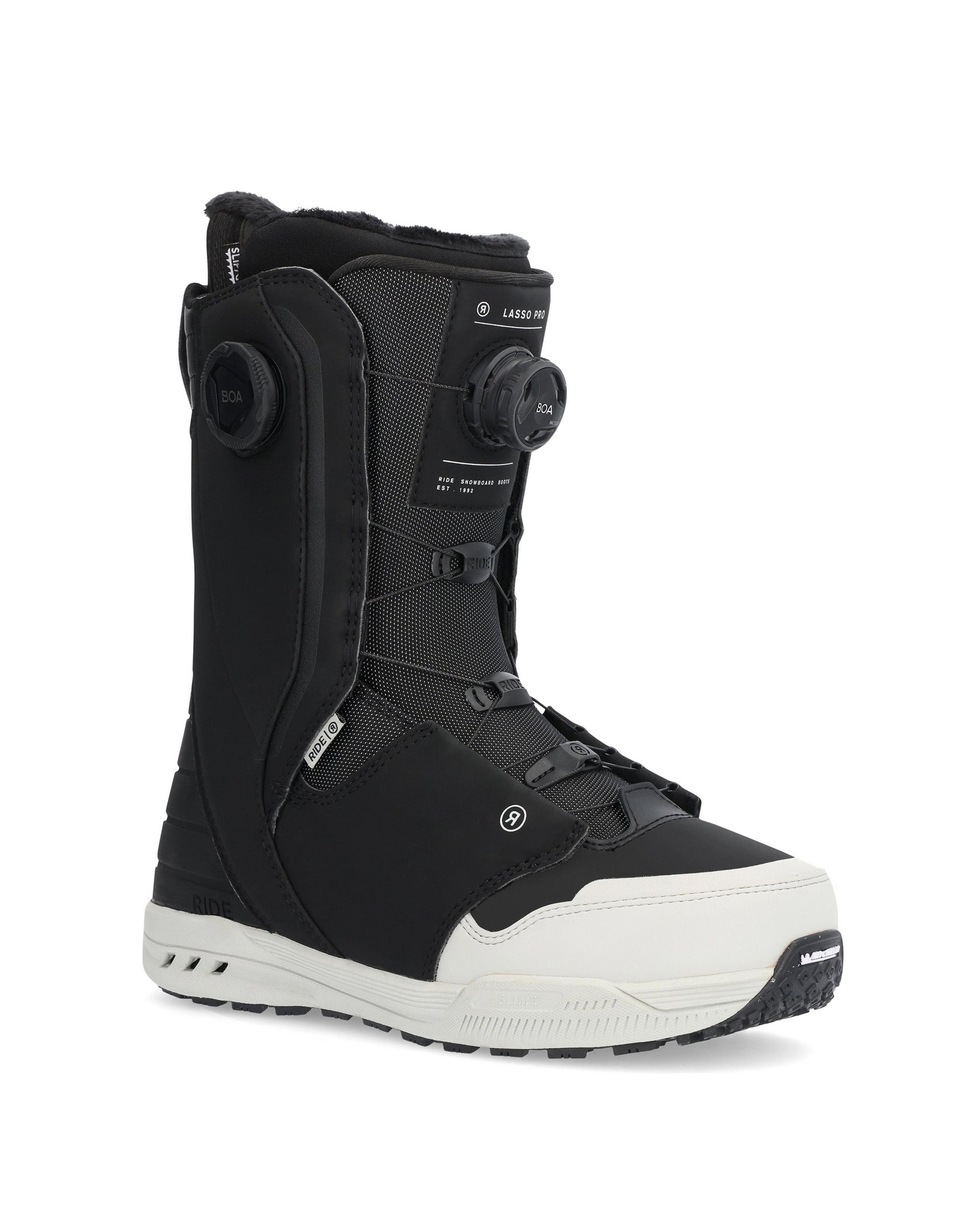 Ride Men's Lasso Pro Snowboard Boots 2025 Black / 11.5