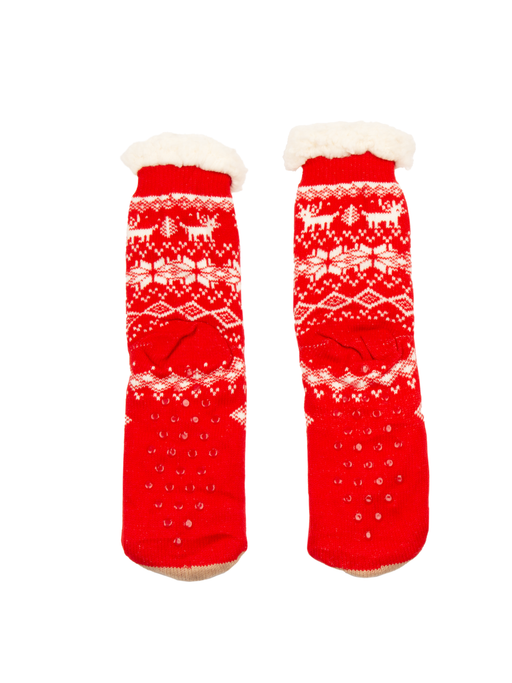 Jack's Christmas Rudolph Sherpa Socks - Rudolph
