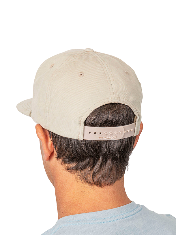 Stewart Script Corduroy Flatbill Snapback Hat