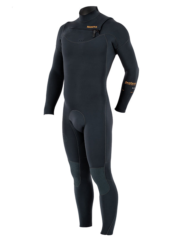 Men's Manera Seafarer 3/2mm Chest Zip Fullsuit - Anthracite 