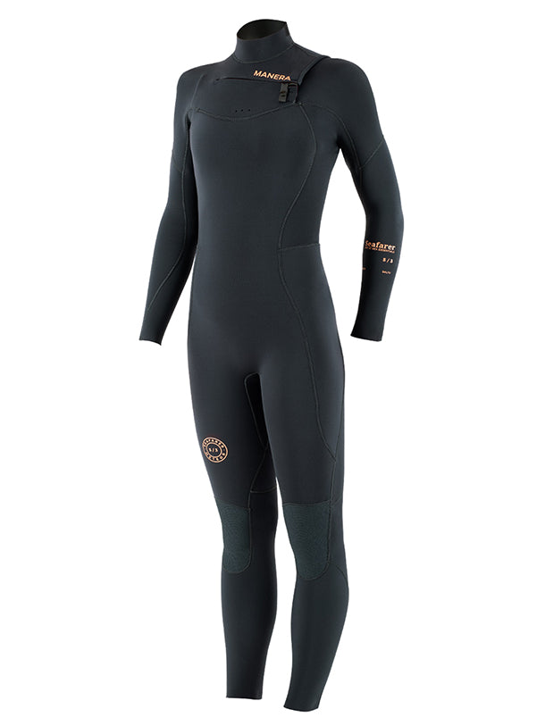 Women's Manera Seafarer 5/3mm Chest Zip Fullsuit Wetsuit - Anthracite 