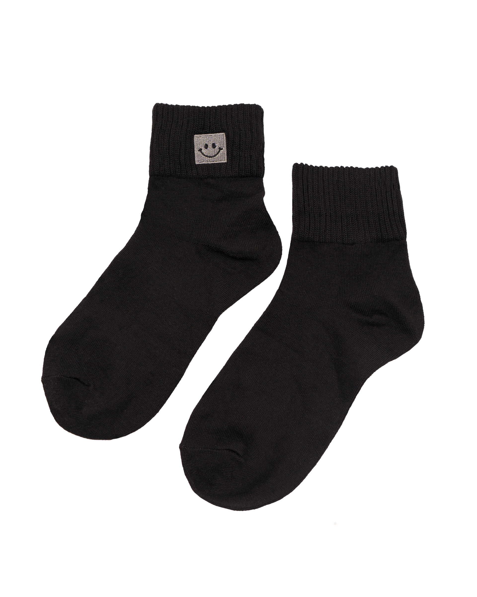 Jack's Surfboards Women's Smiley Box Ankle Socks - Black