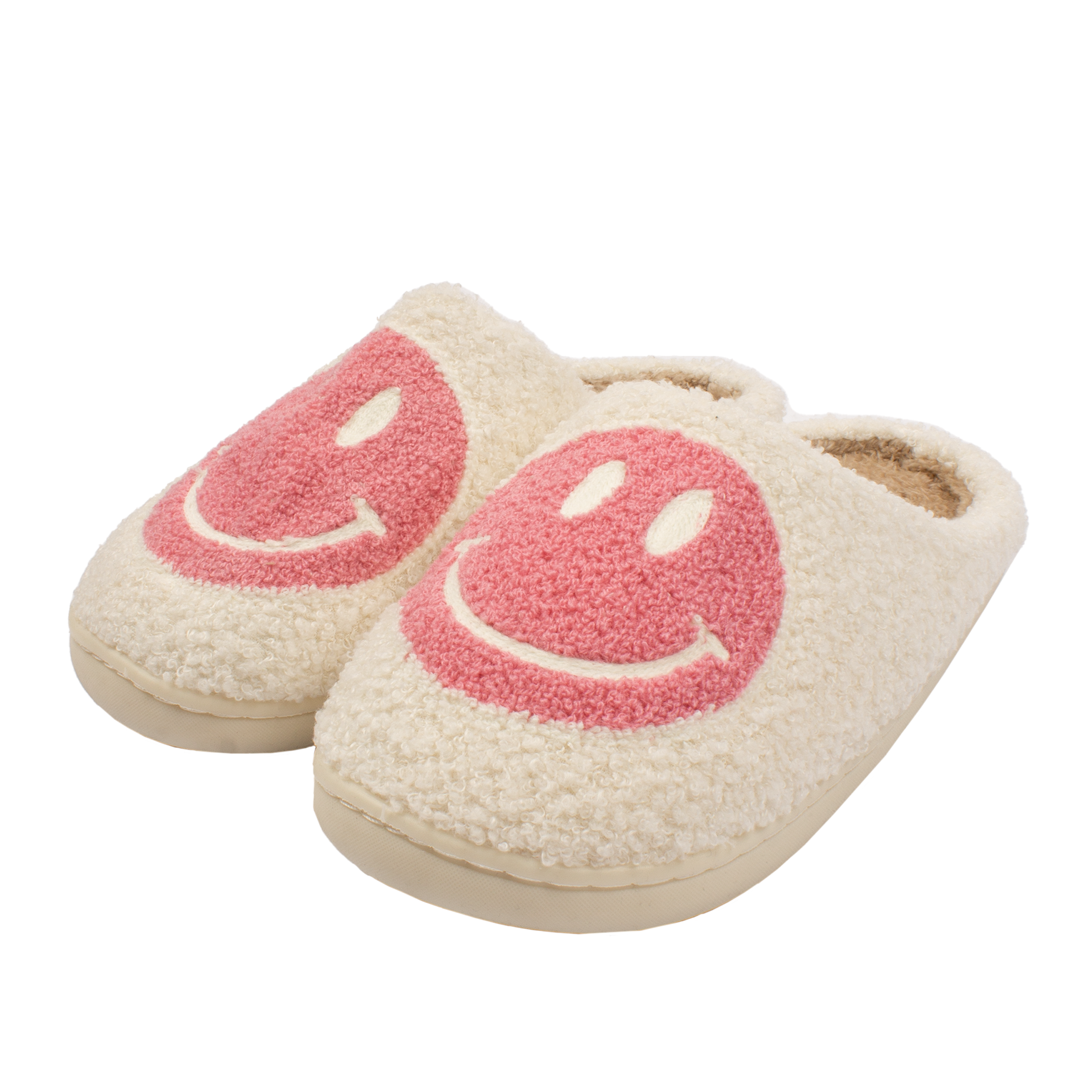 Jack's Smiley 3.0 Slippers Pink/White