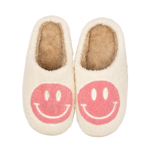 Jack's Smiley 3.0 Slippers Pink/White