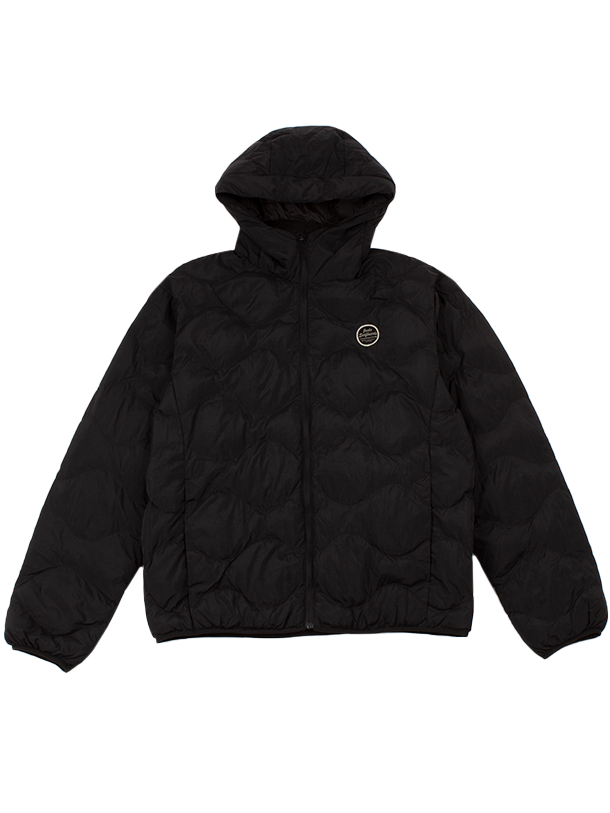 Jack's Surfboards Men's Spinnaker Hoodie Puffer Jacket - Black