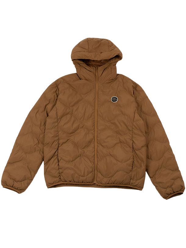 Jack's Surfboards Men's Spinnaker Hoodie Puffer Jacket - Brown