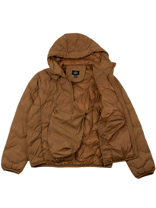 Jack's Surfboards Men's Spinnaker Hoodie Puffer Jacket - Brown