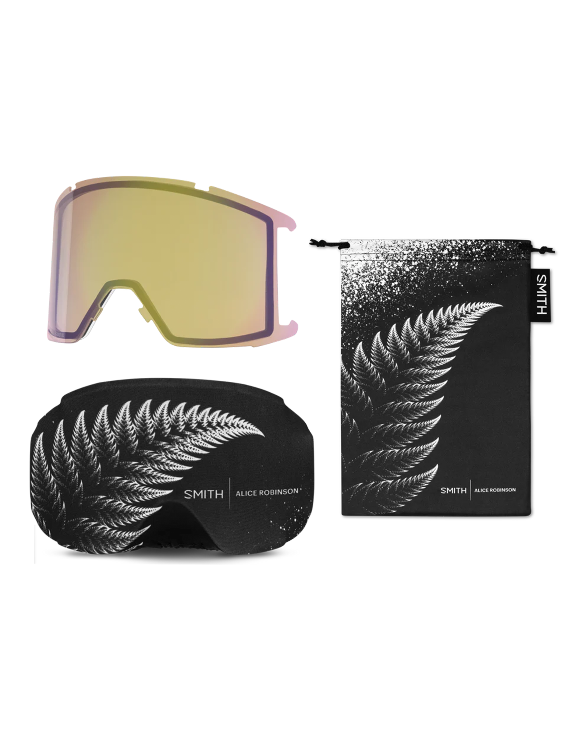 Squad XL Goggles - Alice Robinson AC/ ChromaPop Sun Platinum Mirror