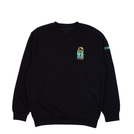 US Open 2023 Stacked Crewneck Sweater-Navy