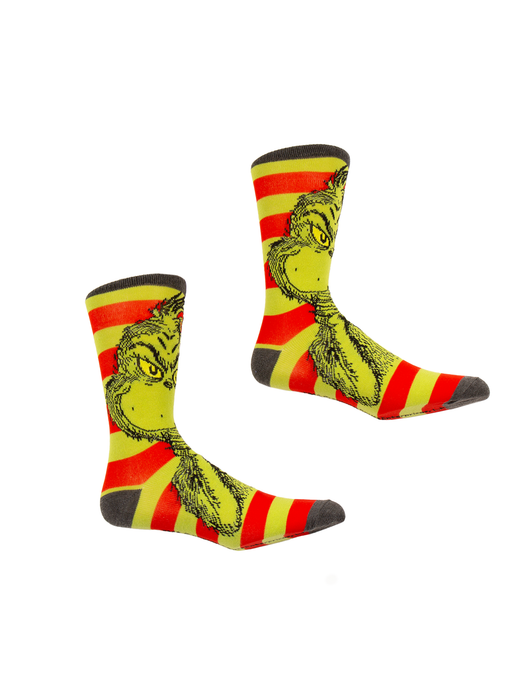 Jack's The Grinch That Stole Christmas Crew Socks- Green & Red