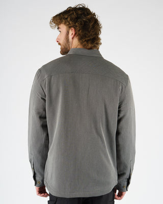 Stylo L/S Button Up Shirt - Charcoal