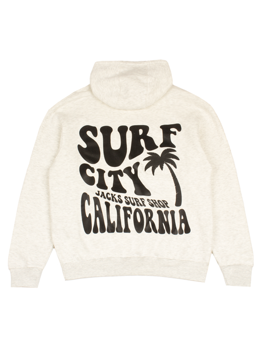 Jack's Women's Sway Surf City Pullover Hoodie - oatmeal heather