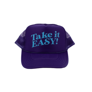 Jack's Surfboards Take it Easy Trucker Hat - Purple