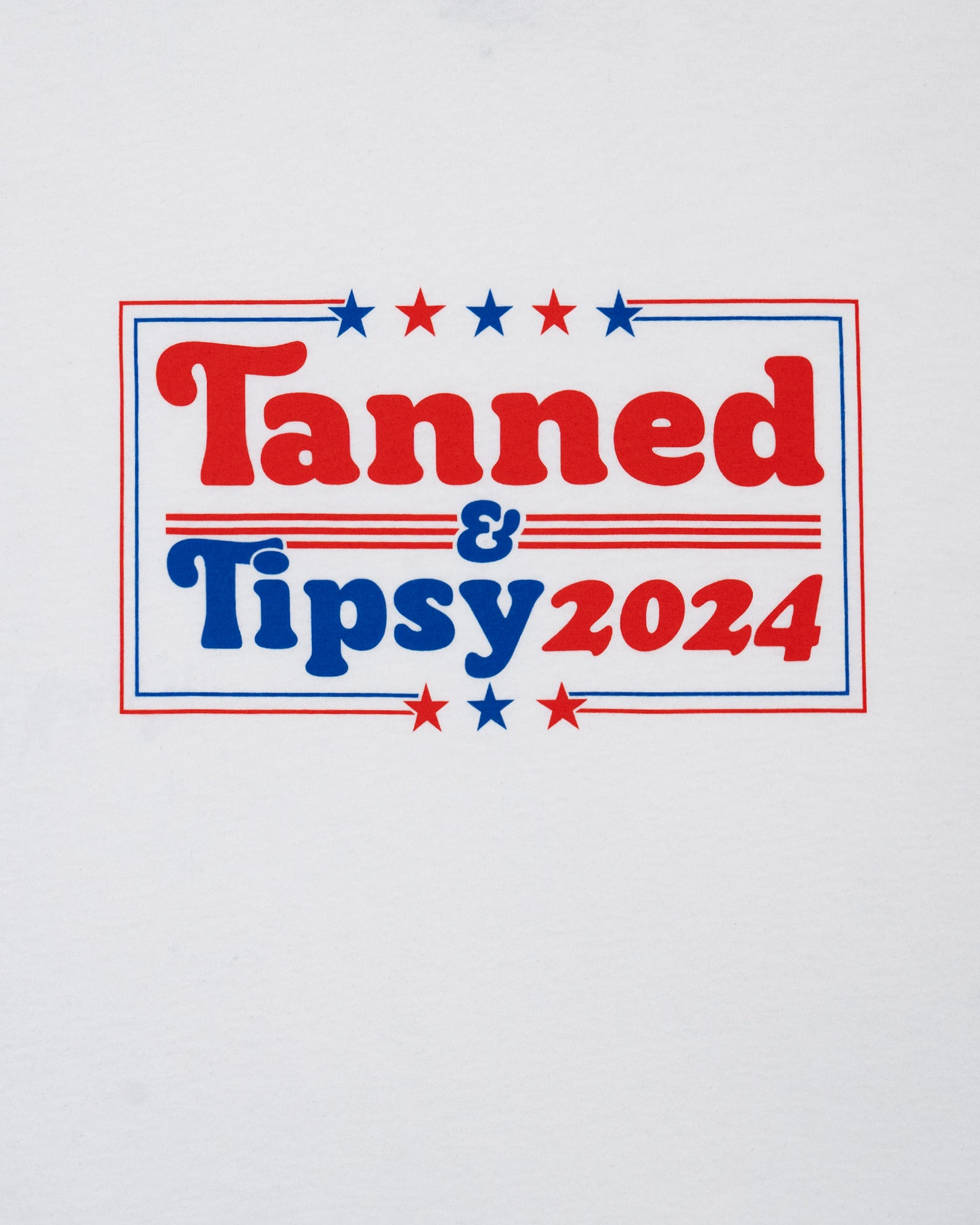 Women's Tanned & Tipsy S/S Tee - White 