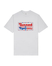 Women's Tanned & Tipsy S/S Tee - White 