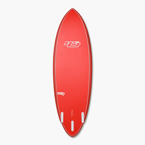 Hayden Shapes Hypto Krypto Twin Pin Future Flex Surfboard-Signal Red Pinline