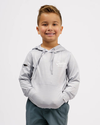 Kid's (2-7) Helm L/S Hooded Fitness T-Shirt