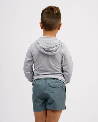 Kid's (2-7) Helm L/S Hooded Fitness T-Shirt