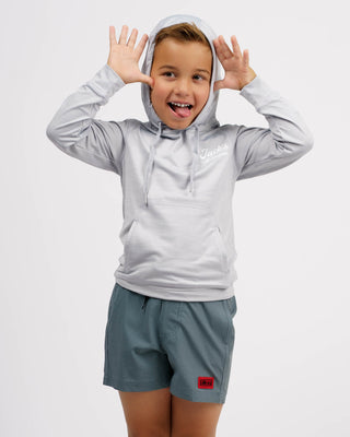 Kid's (2-7) Helm L/S Hooded Fitness T-Shirt