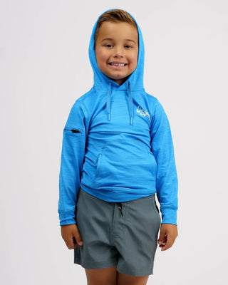 Kid's (2-7) Helm L/S Hooded Fitness T-Shirt