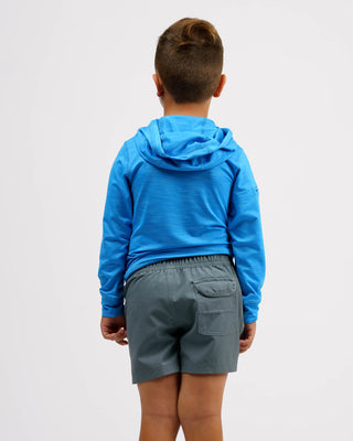 Kid's (2-7) Helm L/S Hooded Fitness T-Shirt